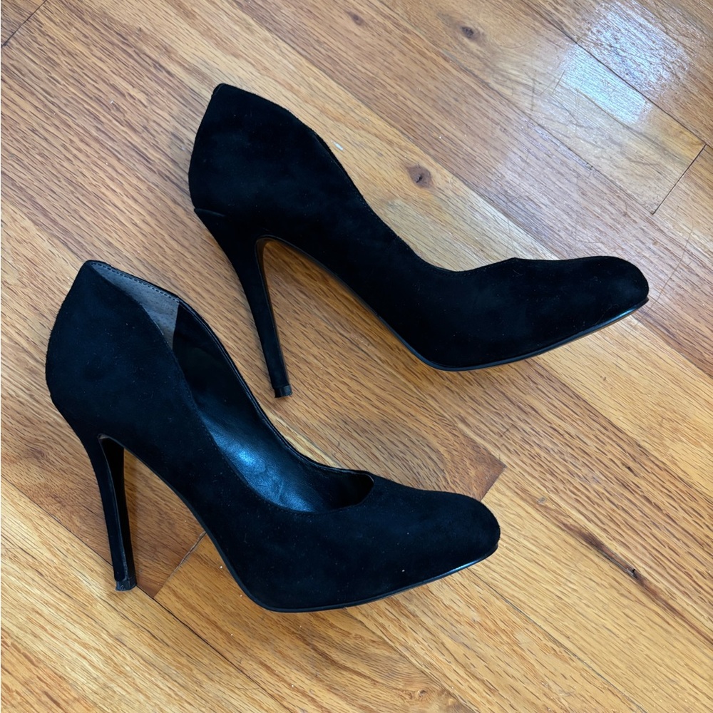 Nine West Platform Black Heels